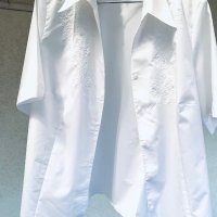 Красива бяла риза/блуза ERFO Германия, снимка 5 - Ризи - 41517870