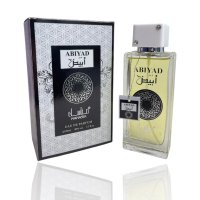 Оригинален АРАБСКИ дамски парфюм ABIYAD by MANASIK, 100ML EAU DE PARFUM, снимка 1 - Дамски парфюми - 44334144