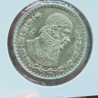 1 Песос 1962 г сребро

, снимка 4 - Нумизматика и бонистика - 41756998
