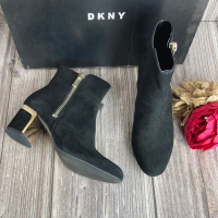 DKNY нови оригинални естествена кожа , снимка 2 - Дамски боти - 44558343