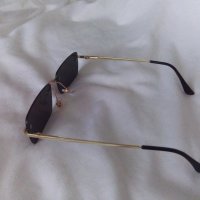 Дамски правоъгълни слънчеви очила в черен цвят , снимка 6 - Слънчеви и диоптрични очила - 41324821