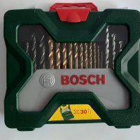 Bosch комплект X-line Titanium свредла и накрайници 30 части, 2607019324, снимка 2 - Куфари с инструменти - 34016234