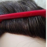 Мъжко тупе от естествена коса, снимка 5 - Аксесоари за коса - 42284368