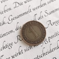 Райх монета - Германия - 1 пфениг | 1935г.; серия A, снимка 1 - Нумизматика и бонистика - 41568058