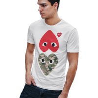 Тениски Comme des Garçons принт, снимка 2 - Тениски - 41782353