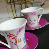 2 броя оригинални чаши за чай/кафе Неспресо , снимка 1 - Чаши - 36241424