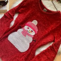 Коледен пуловер, снимка 2 - Блузи с дълъг ръкав и пуловери - 35791245