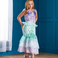 Невероятна рокля/сет от 2 части на русалката Ариел, Дисни, снимка 2 - Детски рокли и поли - 41618819