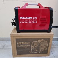 ПРОМОЦИЯ! Електрожен + Телоподаващо MIG-MMA -250 Ампера МАX PROFESSIONAL- Телоподаващ Апарат, снимка 7 - Други машини и части - 40339103