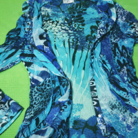 Amy Vermont / M* / дамска лятна проветрива риза туника / състояние: ново, снимка 7 - Блузи с дълъг ръкав и пуловери - 44508774