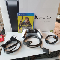 Playstation 5 + Joystick + Cyberpunk + Гаранция, снимка 4 - Игри за PlayStation - 44749459