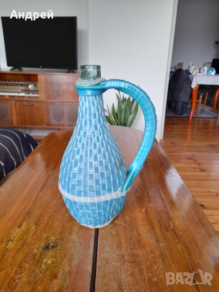 Стара плетена дамаджана #13, снимка 1