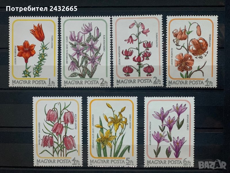 914. Унгария 1985 = “ Флора. Цветя: Лилии “, **,MNH, снимка 1