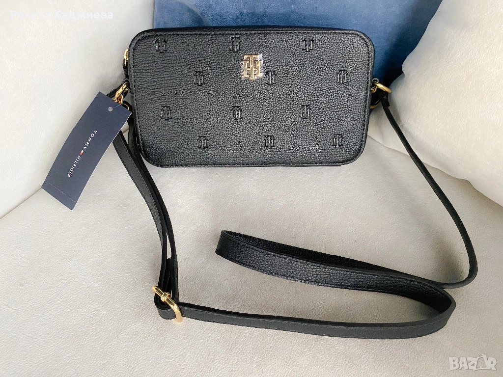 Елегантна малка черна чанта Tommy Hilfiger, снимка 1