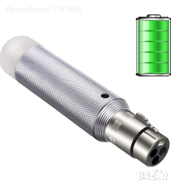 DMX512 безжичен приемник с вградена батерия 2 броя DMX контролер за движеща се глава диско светлина, снимка 1