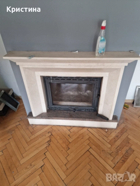 Камина Cheminees DIffusion за вграждане ,10 kw висококачествен чугун, снимка 1