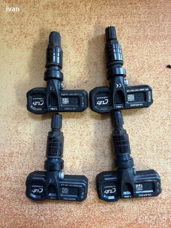4 бр. датчика CUB за налягане TPMS в гумите на Mercedes, снимка 1