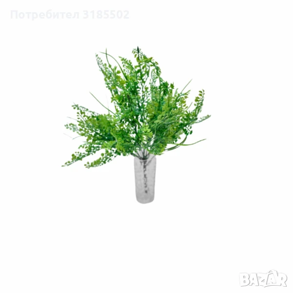 Изкуствена зелена аранжировка – Естествена свежест без поддръжка, снимка 1