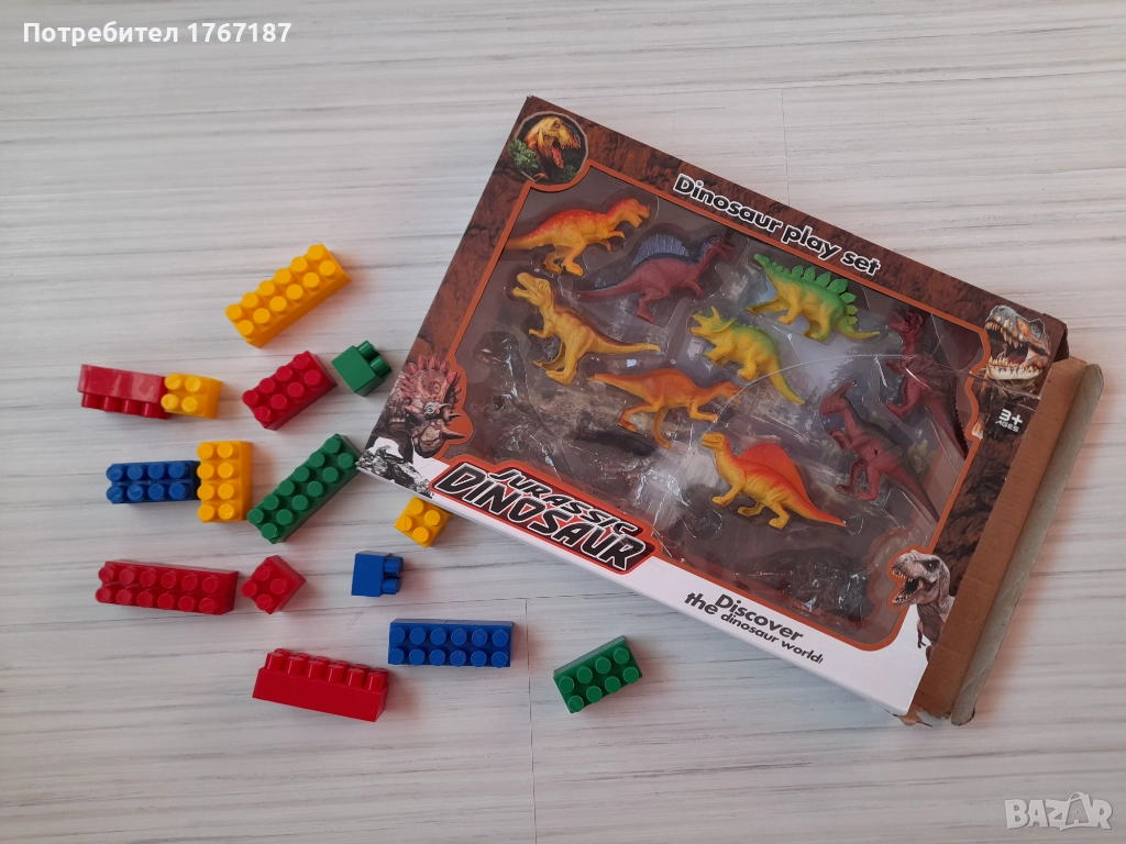 Лего детско лего с бонус динозаври за игра, снимка 1