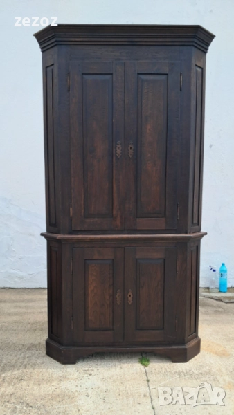 Ретро шкаф ъглов масив, снимка 1