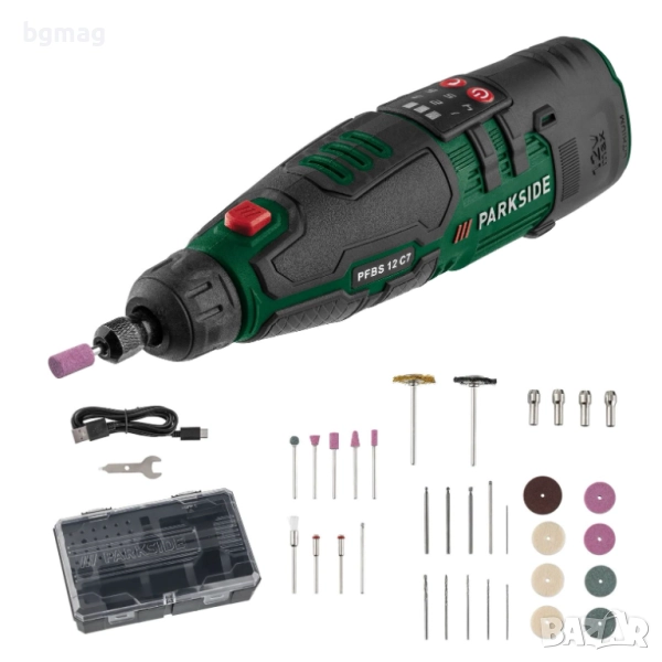 PARKSIDE акумулаторен фин мултишлайф с консумативи PFBS 12 C7, снимка 1