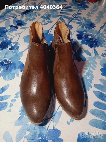 N36 Нови боти  естествена кожа , снимка 1