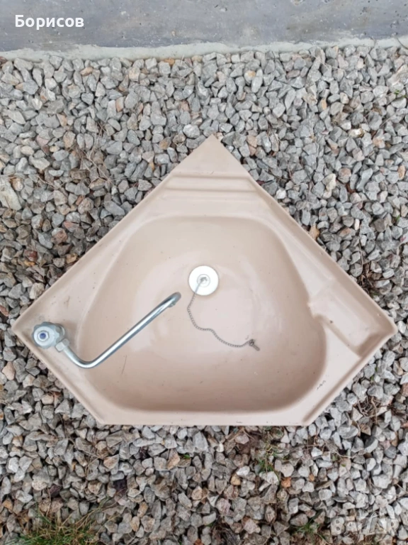 Мивка за каравана или кемпер, ъглова, снимка 1