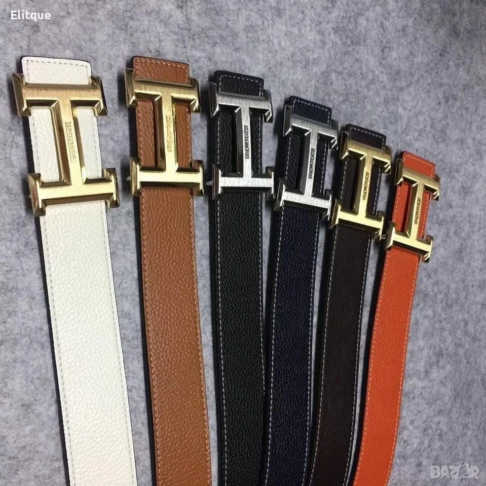 колани от естествена кожа в кутия hermes , снимка 1