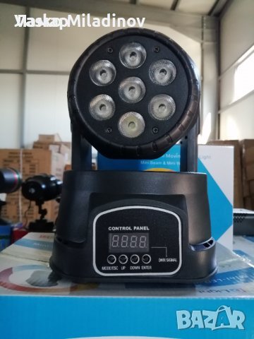 Осветление MINI LED MOVING HEAD 7x15, снимка 1