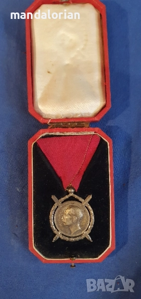 Орден за заслуга-Цар Фердинанд-Сребро-Оригинал, снимка 1