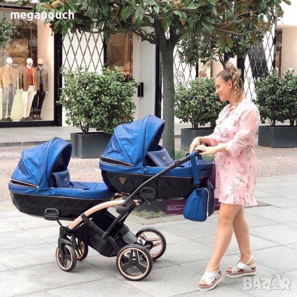 Бебешка количка Junama Fluo line Duo Slim 2в1, 3в1 НОВА, снимка 1