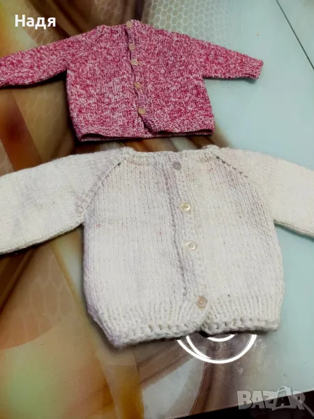 Нови плетени бебешки блузки , снимка 1