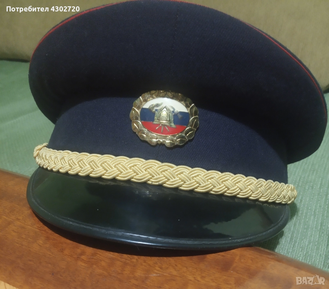 Пожарникарска фуражка, шапка от Югославия, снимка 1