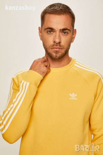 adidas Originals 3-bandes Crewneck - страхотна мъжка блуза КАТО НОВА, снимка 1