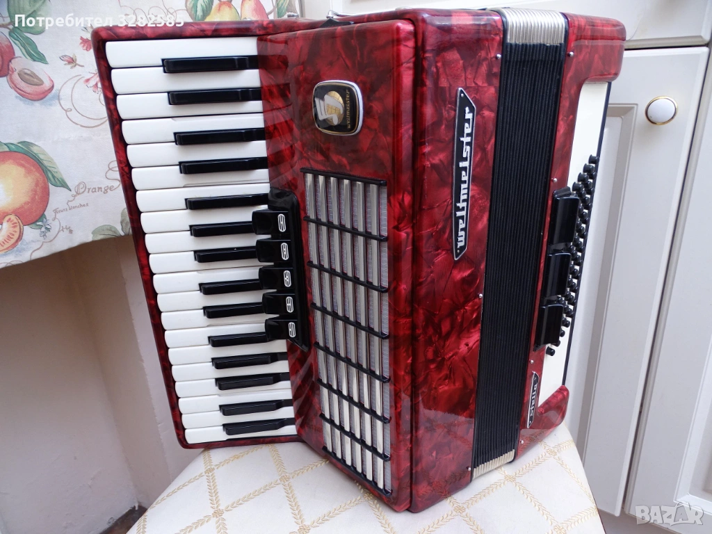Акордеон Велтмайстер Стела 60 баса, снимка 1