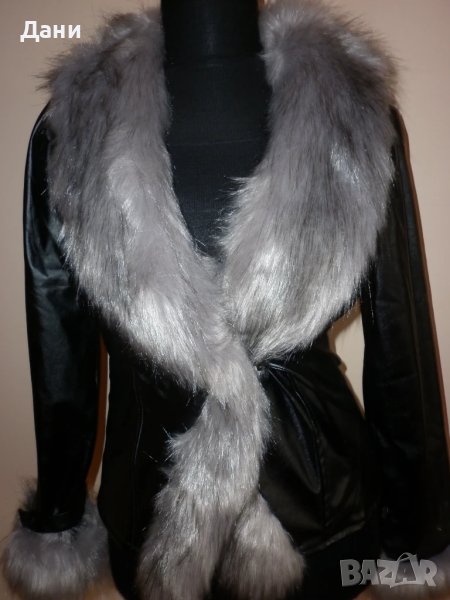 Пухкав елек Amonc -еко кожа, снимка 1