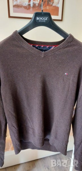 Tommy Hilfiger мъжки пуловер от памук и кашмир, снимка 1
