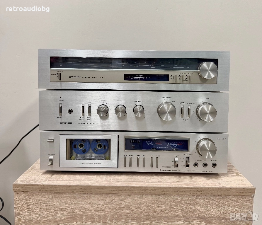 🔊Ретро аудио система сет PIONEER - усилвател, дек и тунер 🔊, снимка 1