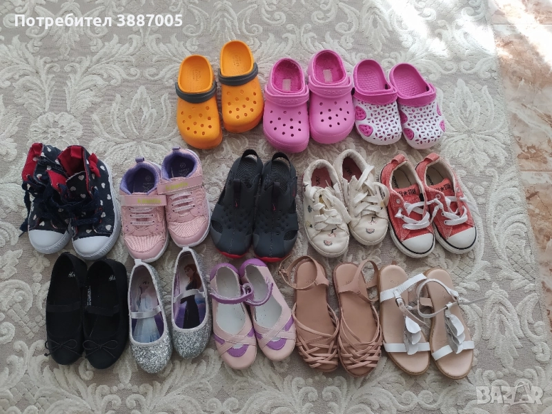 Лот от обувки за момичета , снимка 1
