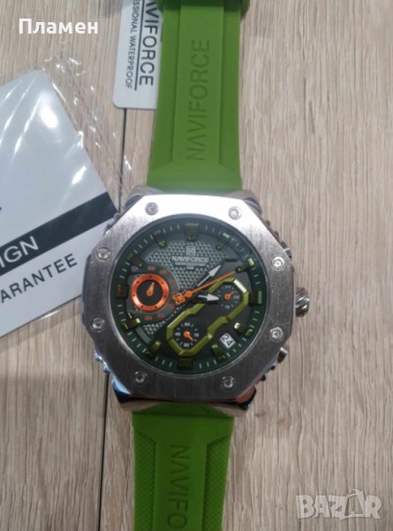 Мъжки ръчен часовник NAVIFORCE  кварцов, календар, хронограф,  водоустойчив, снимка 1