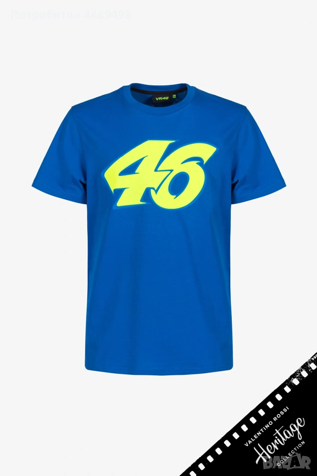 VR46 46 Rossifumi Heritage тениска – официална MotoGP тениска Valentino Rossi, снимка 1