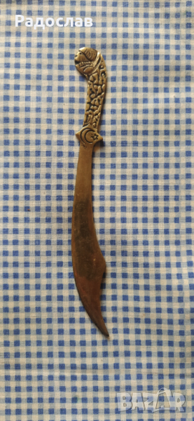 сувенир бронзов ятаган Turkey, снимка 1