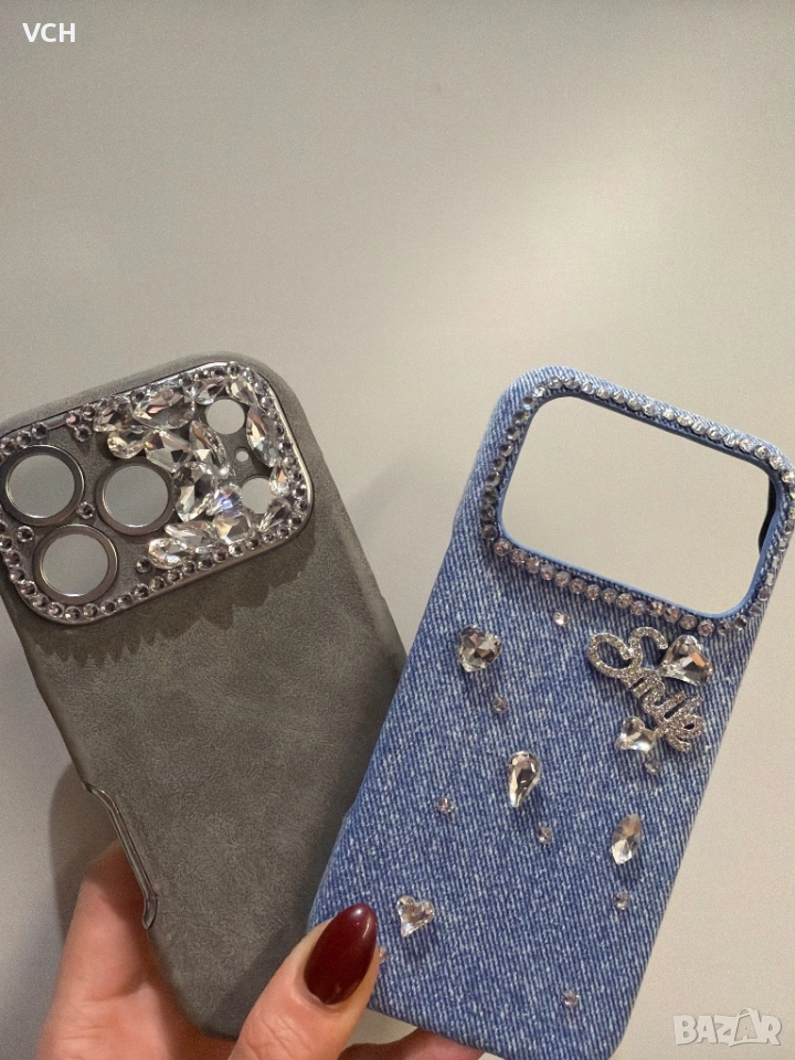 Кейс за 17 про с камъни, снимка 1