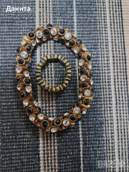 Интересна гривна с камъчета + пръстен, снимка 1