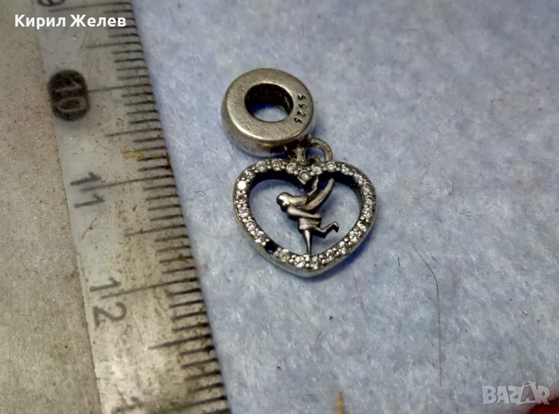 PANDORA СКЪПОЦЕНЕН СРЕБЪРЕН ПЕНДАНТ СРЕБРО S 925 на ПАНДОРА с ИСКРЯЩИ ЦИРКОНИ 46911, снимка 1