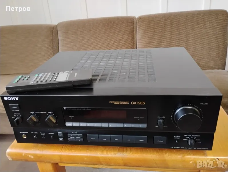 Ресийвър SONY ST GX 707ES + дистанцоинно, снимка 1