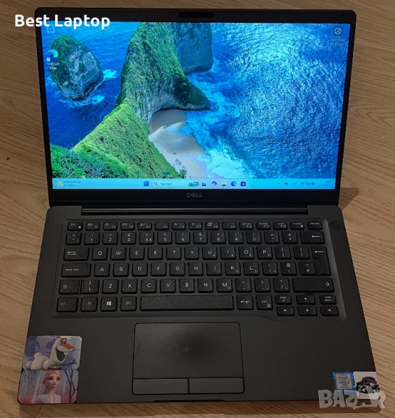 Dell 7400 i5-8365u 8GB 256gb 14” IPS лаптоп laptop, снимка 1