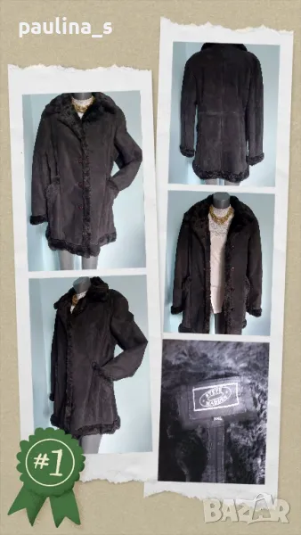 "Steve Madden" / Естествен велур / Дамски кожух / 44 EU , снимка 1