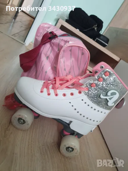 Светещи ролкови кънки AMAR 2 регулеруеми (35-38), снимка 1