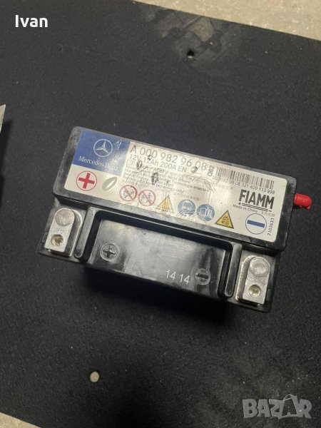 Стартов акумулатор Mercedes E200 W212 A 000 982 96 08, снимка 1